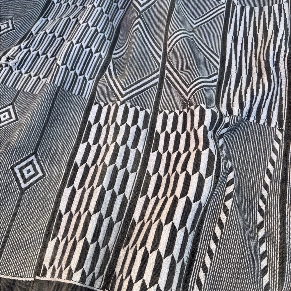 Vintage African Baule Mudcloth Textile Throw Rug 61” L x 44” W Textile | No. 167